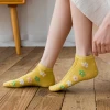 Little flower socks, cute Japanese schoolgirl style short socks, summer thin and versatile low-top, shallow mouth pure cotton boat socks details Picture